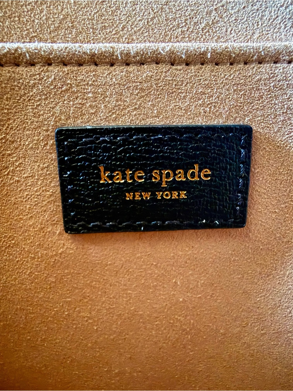 kate spade Black Structured Satchel with Gold Hardware - Picture 12 of 12